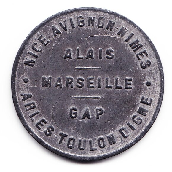 Marseille Provence 10 Centimes Token (b122) - Picture 2 of 2